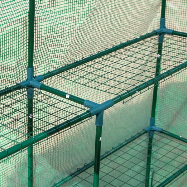 Drivhus, 214x143x195 cm, Grøn