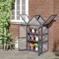 Pikkukuva 2 / 9: Kasvihuone, Mini, 70,5x42x132 cm, luonnonväristä puuta