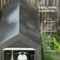 Miniatyrbild 4 av 9: Garagetält, 2.1x3.6x2.35 m, Mörkgrå