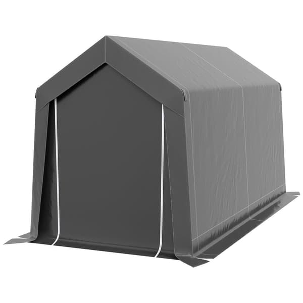 Garagetält, 2.1x3.6x2.35 m, Mörkgrå