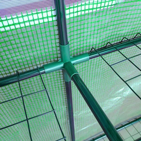 Drivhus, 200x100x215 cm, Grøn