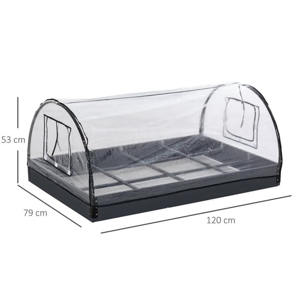 Drivhus, 845-435, 120x79x53 cm, Transparent