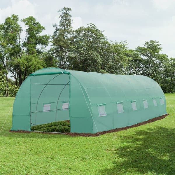 Drivhus, 800x300x200 cm, Grøn