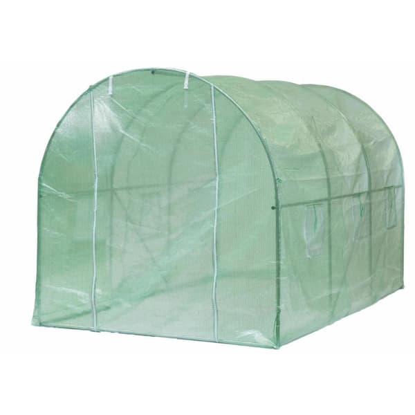 Nature Växthus 3,5x2x2 m grön