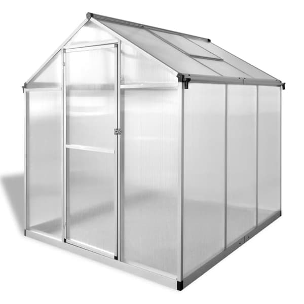 Växthus 3,46 m² förstärkt aluminium