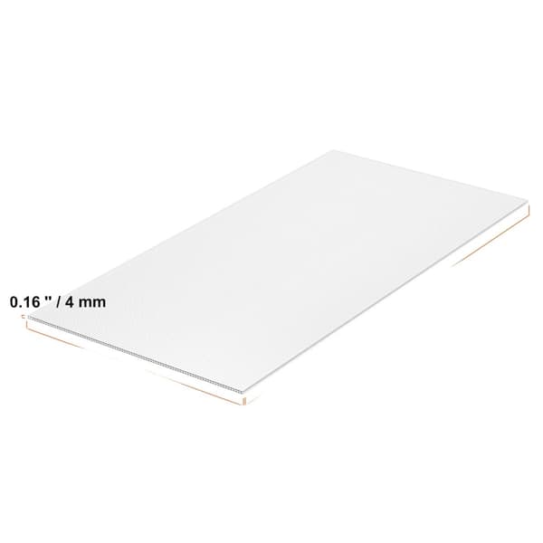 Polykarbonaattiset kasvihuonepaneelit, UV-suojaus, kevytrakenteinen muotoilu,24 kpl 0,16 tuumaa