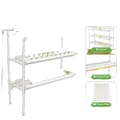 Miniatyrbillede 1 af 4: Hydroponisk vækstsysten, 90 plantepladser, holdbar PVC-konstruktion, indendørs/udendørs brug