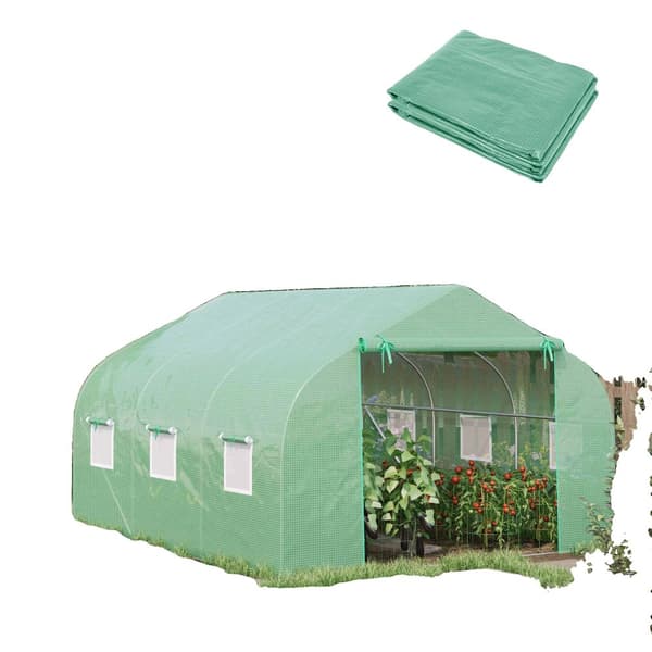 Drivhus, 3,5 x 3 x 2 m, 6 vinduer