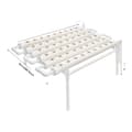 Miniatyrbild 1 av 2: Hydroponiskt odlingskit, 54 växtplatser, jordlös odling,vit