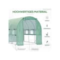 Miniatyrbild 5 av 6: Outsunny Växthus i plastfilm 2.95x2x2m Tunnel med 6 UV-skyddade fönster