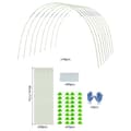 Miniatyrbillede 2 af 2: Drivhus Buehave Netkit, 16 Buer, Komplet Tilbehørssæt,HVID