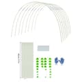 Miniatyrbillede 1 af 2: Drivhus Buehave Netkit, 16 Buer, Komplet Tilbehørssæt,HVID