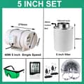 Miniatyrbillede 2 af 2: Hydroponisk Grow Tent Kit, Høj-Effektiv Ventilation, Komplet Sæt med Termometer og Luftfugtighedsmonitor,5 tommer 200mm 35mm, 220V