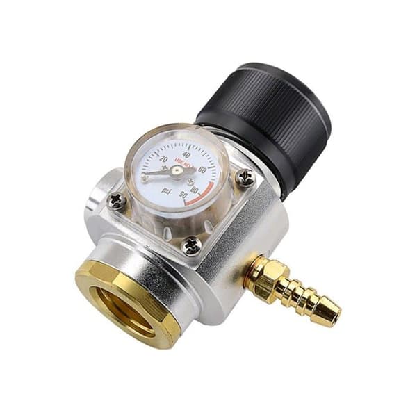 Namvo - 1252 - Mini gasregulator av rostfritt stål för koldioxid till soda och läsk
