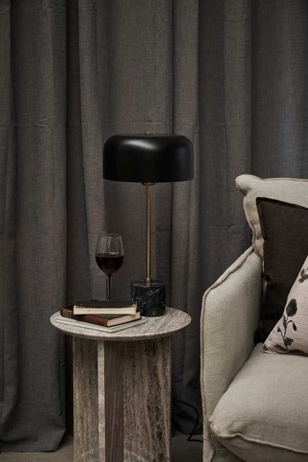FURNLUX GLAS VICTORINNE GRÅ 9CM