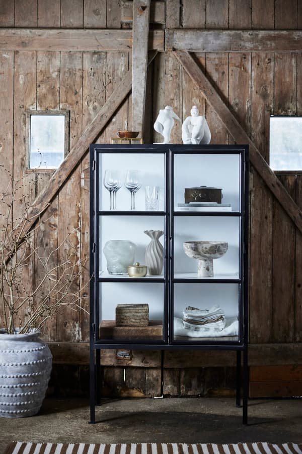 FURNLUX GLAS VICTORINNE GRÅ 9CM