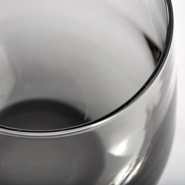 FURNLUX GLAS VICTORINNE GRÅ 9CM