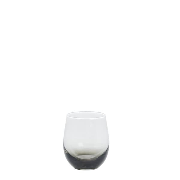 FURNLUX GLAS VICTORINNE GRÅ 8CM