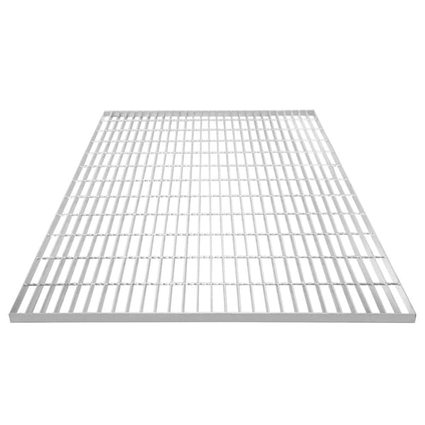 Galvaniserade Gallergolv Gallerpaneler Förzinkad Gallerstomme Gångväg Galler Paneler Dräneringsränna Ventil Väderbeständigt Stål Zinkbeläggning 4 mm 1200mm x 1000mm