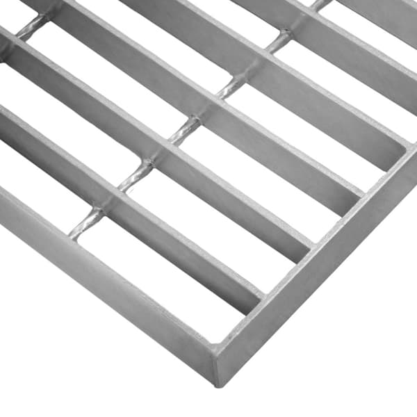 Galvanised Grating Floor Forge Walkway Mesh Floor Panel Grid Drainage Gutter Vent Heavy Duty Weatherproof Steel Zinc Coated 4mm Metal Thickness 1000mm x 800mm