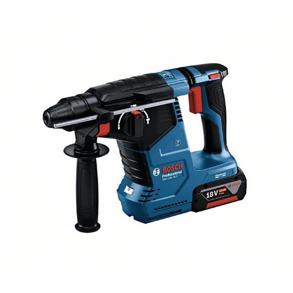 Bosch Professional Batteri Hammare Gbh 18v-24c 2x5ah Gal 1880cv L-boxx 136 Silver