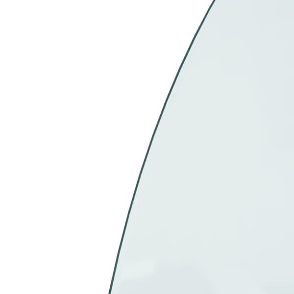 Takan lasilevy puolipyöreä 800x600 mm