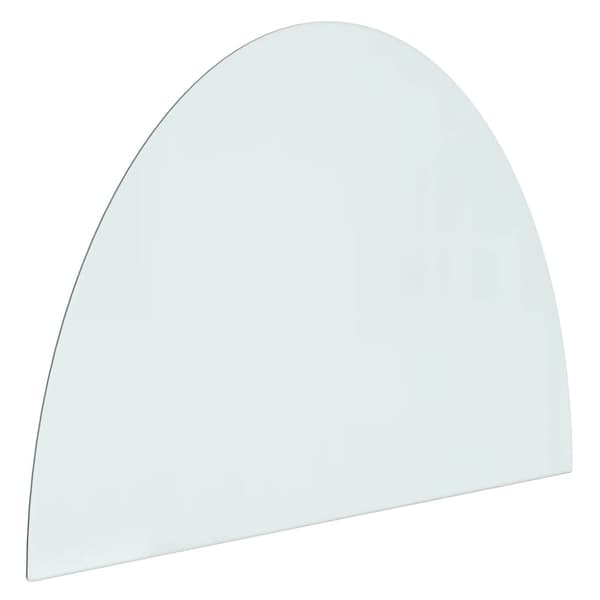 Takan lasilevy puolipyöreä 800x600 mm