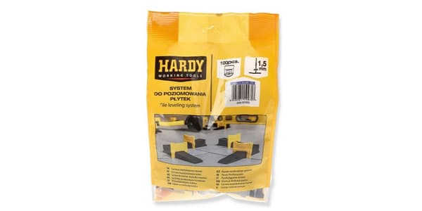 Clips til Hardy nivelleringssystem 1,5 mm 100 stk