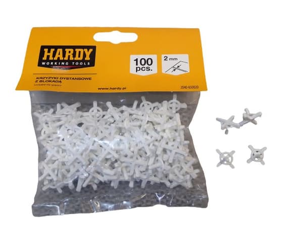 Kakelkors (med lås) Hardy 2mm 100 st - glasyr