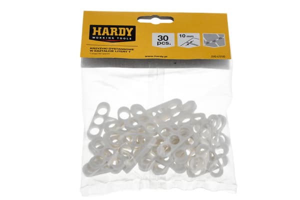 Hardy T-laatta ristit 10mm 30 kpl - lasite