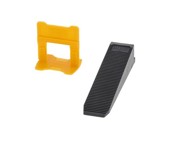 System för utjämning av plattor 3 mm Clips + Kilar 150 st Hardy