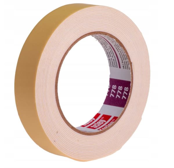 Kaksipuolinen Foam Scoley -asennusteippi 19mm x 5m sarja 778