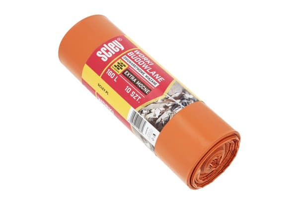 Rakennusjätepussit 160l, 10kpl. 60 μm Scley