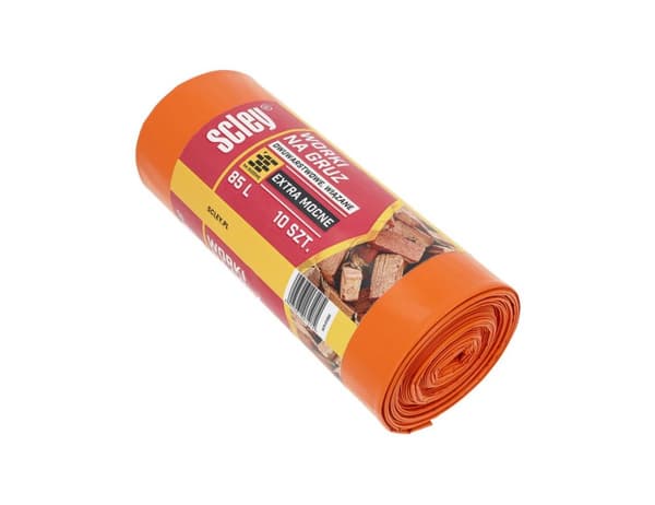 Skräpsäckar 85l, 10 st TJOCKA 90μm, dubbellager Scley
