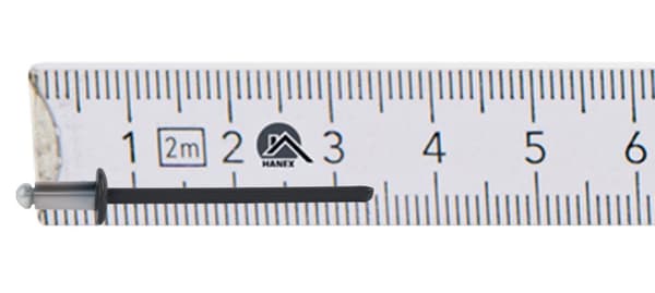Alu åbne nitter 3,2x6mm RAL7016