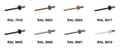 Miniatyrbillede 9 af 9: Alu åbne nitter 3,2x6mm RAL8004