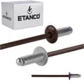 Miniatyrbillede 1 af 9: Alu åbne nitter 3,2x6mm RAL8017