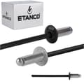 Miniatyrbillede 1 af 9: Alu åbne nitter 3,2x6mm RAL9005