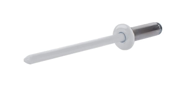 Alu åbne nitter 3,2x6mm RAL9006