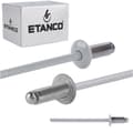 Miniatyrbillede 1 af 9: Alu åbne nitter 3,2x6mm RAL9006