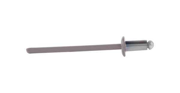 Alu åbne nitter 3,2x6mm RAL9007