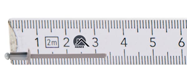 Alu åbne nitter 3,2x6mm RAL9007