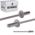 Miniatyrbillede 1 af 9: Alu åbne nitter 3,2x6mm RAL9007