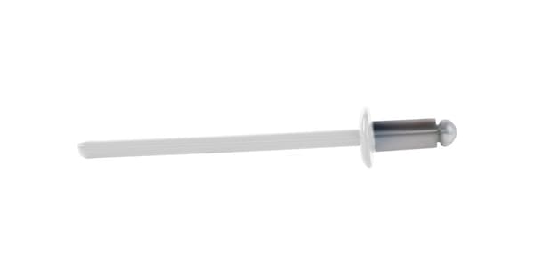 Alu åbne nitter 3,2x6mm RAL9010