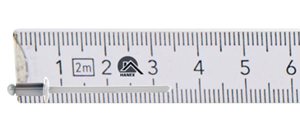 Alu åbne nitter 3,2x6mm RAL9010