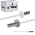 Miniatyrbillede 1 af 9: Alu åbne nitter 3,2x6mm RAL9010