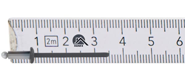 Alu åbne nitter 3,2x8mm RAL7016