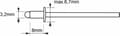 Miniatyrbillede 3 af 9: Alu åbne nitter 3,2x8mm RAL8004