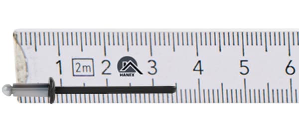 Alu åbne nitter 3,2x8mm RAL9005