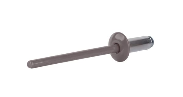 Alu åbne nitter 3,2x8mm RAL9007